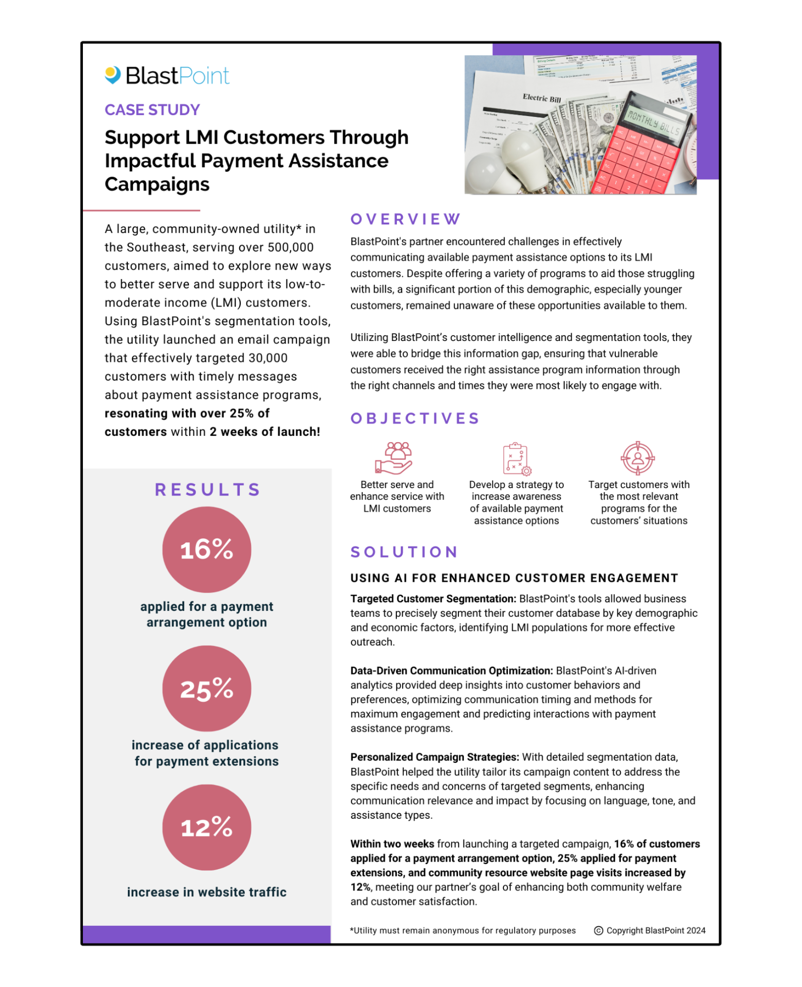Support LMI Customers Through Impactful Payment Assistance Campaigns