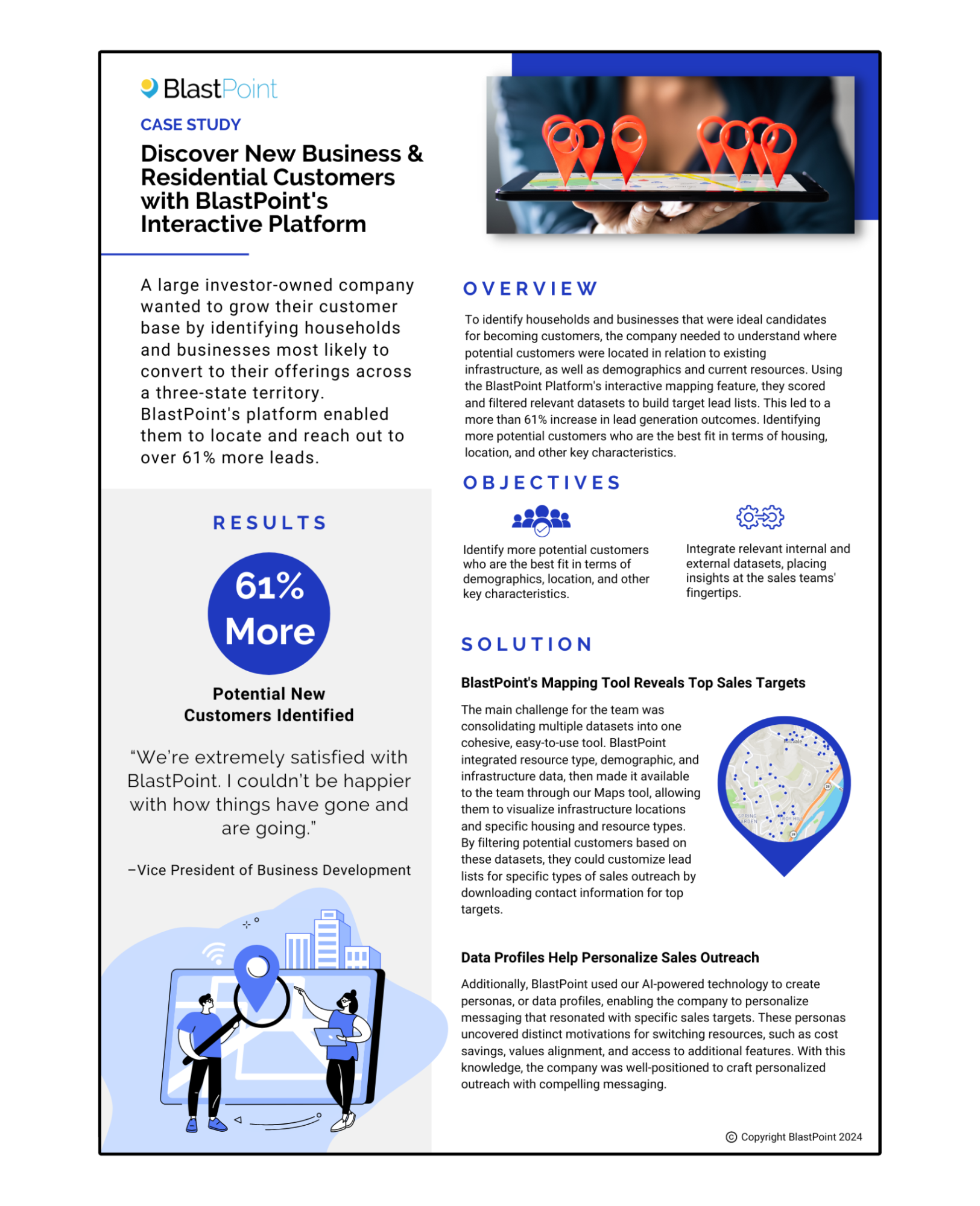 Discover New Business & Residential Customers with BlastPoint's Interactive Platform