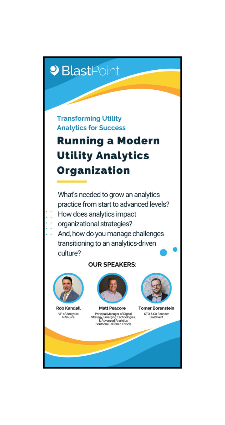 Webinar: Running a Modern Utility Analytics Organization